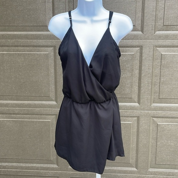 Lux La Pants - No.080 🖤 Lux La Black Romper Skort 🖤